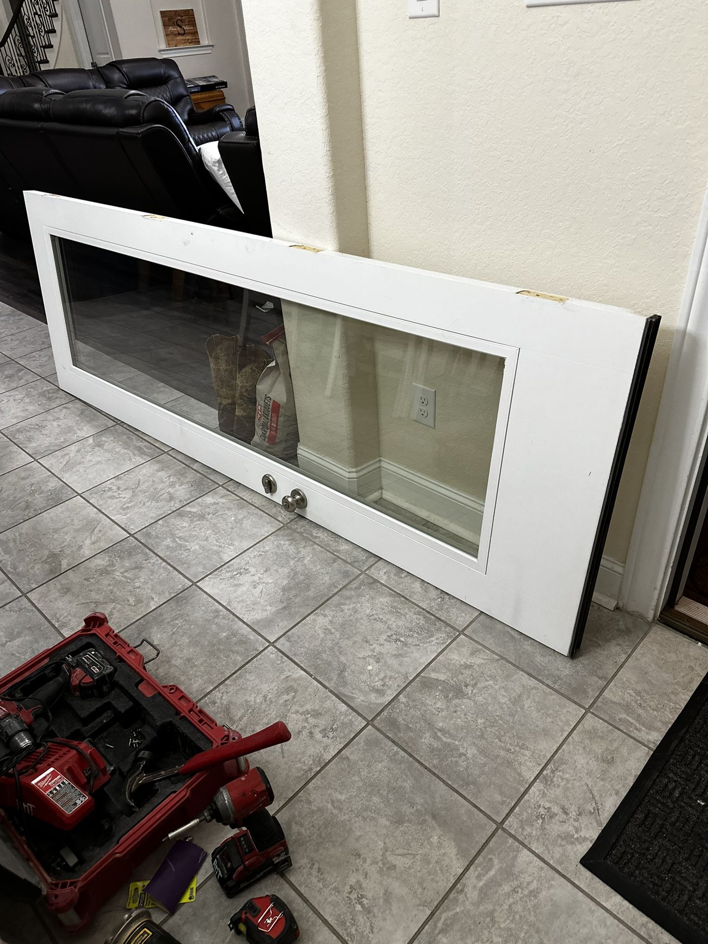 8’ Exterior Door With Double Pane Energy Source