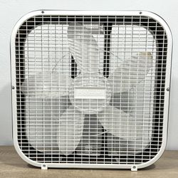 Holmes Box Fan - 20” - 3-Speed - White 