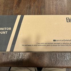🖥️ BRAND NEW EleTab Single Monitor Arm – Unopened Box