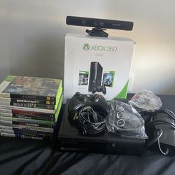 PRICE FIRM!!! Xbox 360 Complete Bundle W Kinect & 12 Games