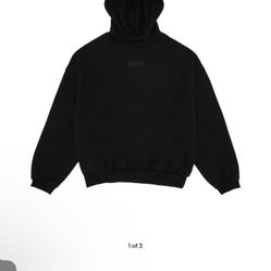 Black Essential Hoodie