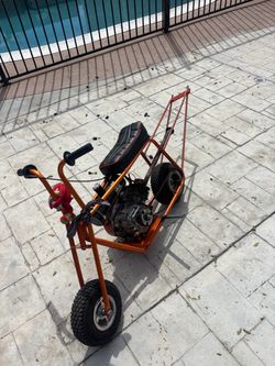 Wheelie bar mini bike 50- 60mph