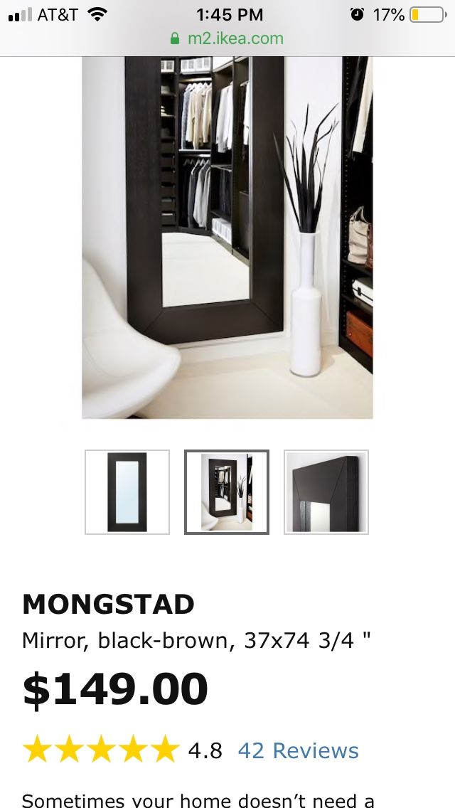 Ikea mongstad mirror