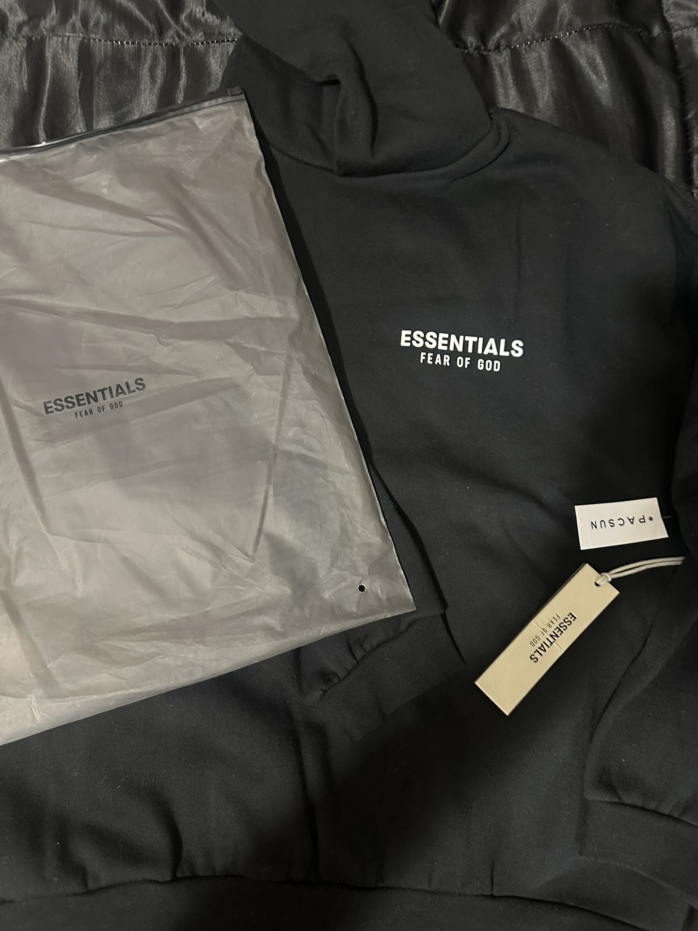 Essentials Hoodie – Black (Small)