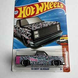 Hot Wheels ‘83 Chevrolet Silverado – Brand New | Black Widow