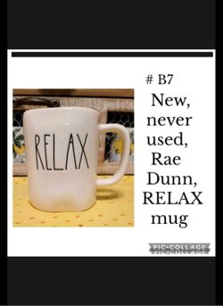 New, Rae Dunn, Relax Mug