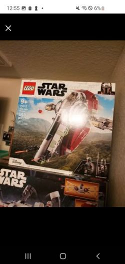 Lego slave 1 boba Fett ship 75312
