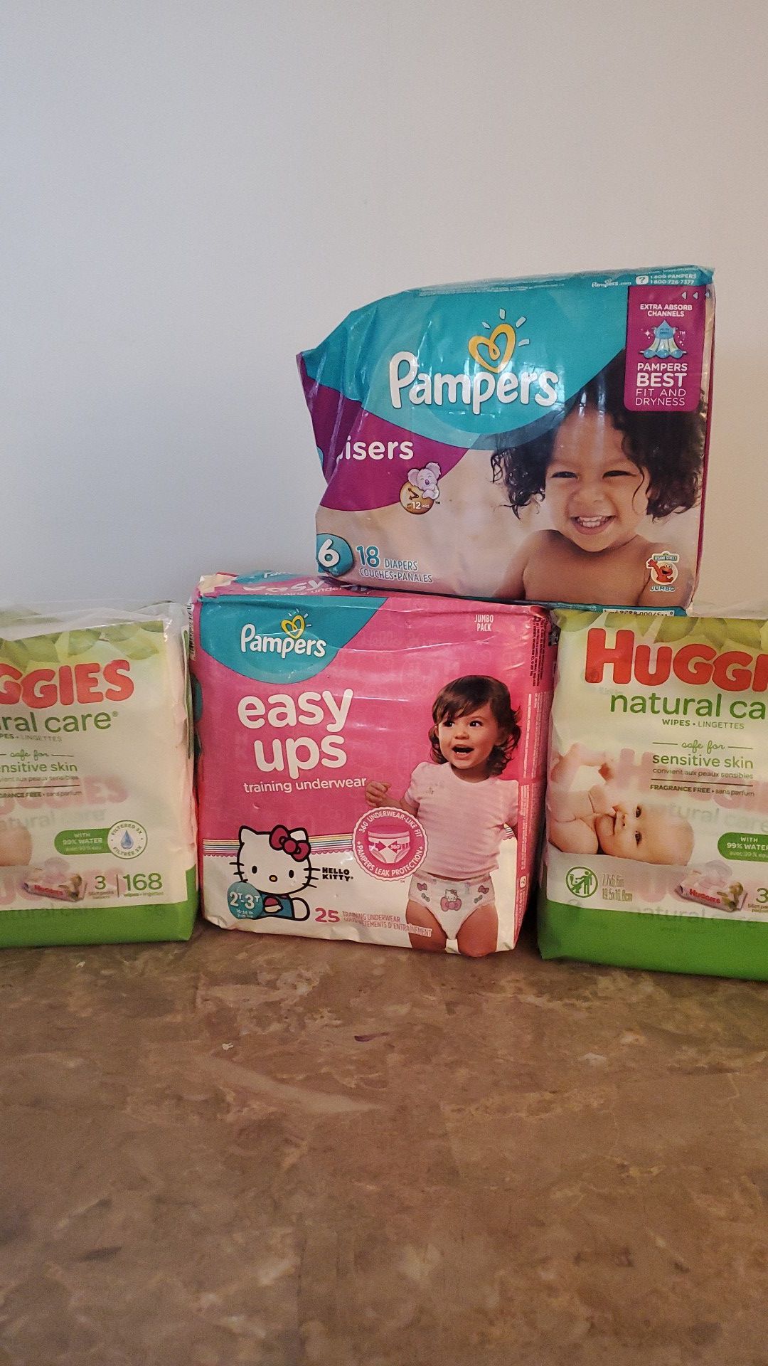 Pampers & baby wipes