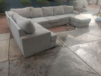 4 Piece Sectional Gray Sofa Couch-DELIVERY AVAILABLE
