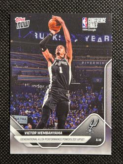 2025-26 Topps Now Victor Wembanyama #19 First Licensed Topps Now Card SPURS