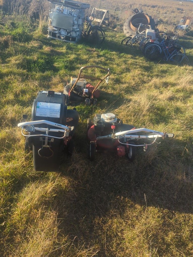 Three Snapper Push Mowers