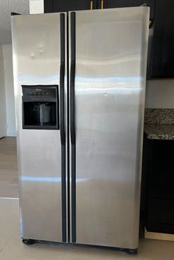 Garage fridge side by side