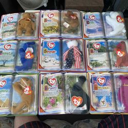 10 TY Bear Collection 