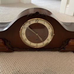 Juba Schatz Vintage Mantel Clock Triple Chime Westminster