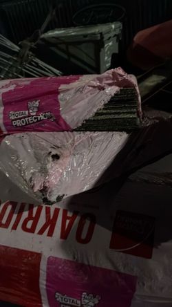 Left over roofing supplies