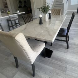 Exotic Marble Table From Europe 