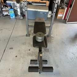 Startup Workout Bench and Curl Bar