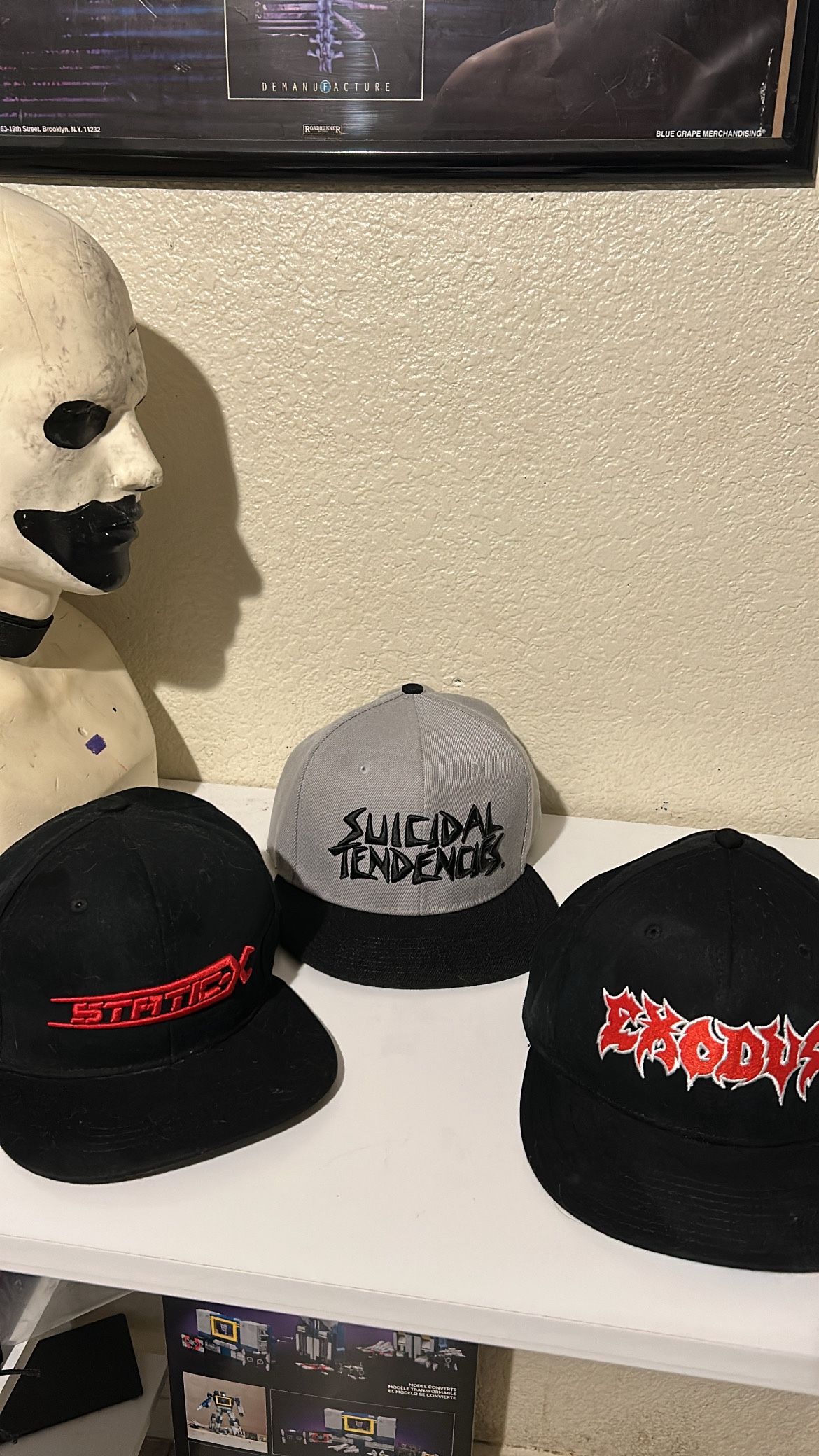 Metal band Hat Bundle-Suicidal Tendencies, Static-X, Exodus