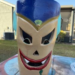Large Concrete Tiki Statue