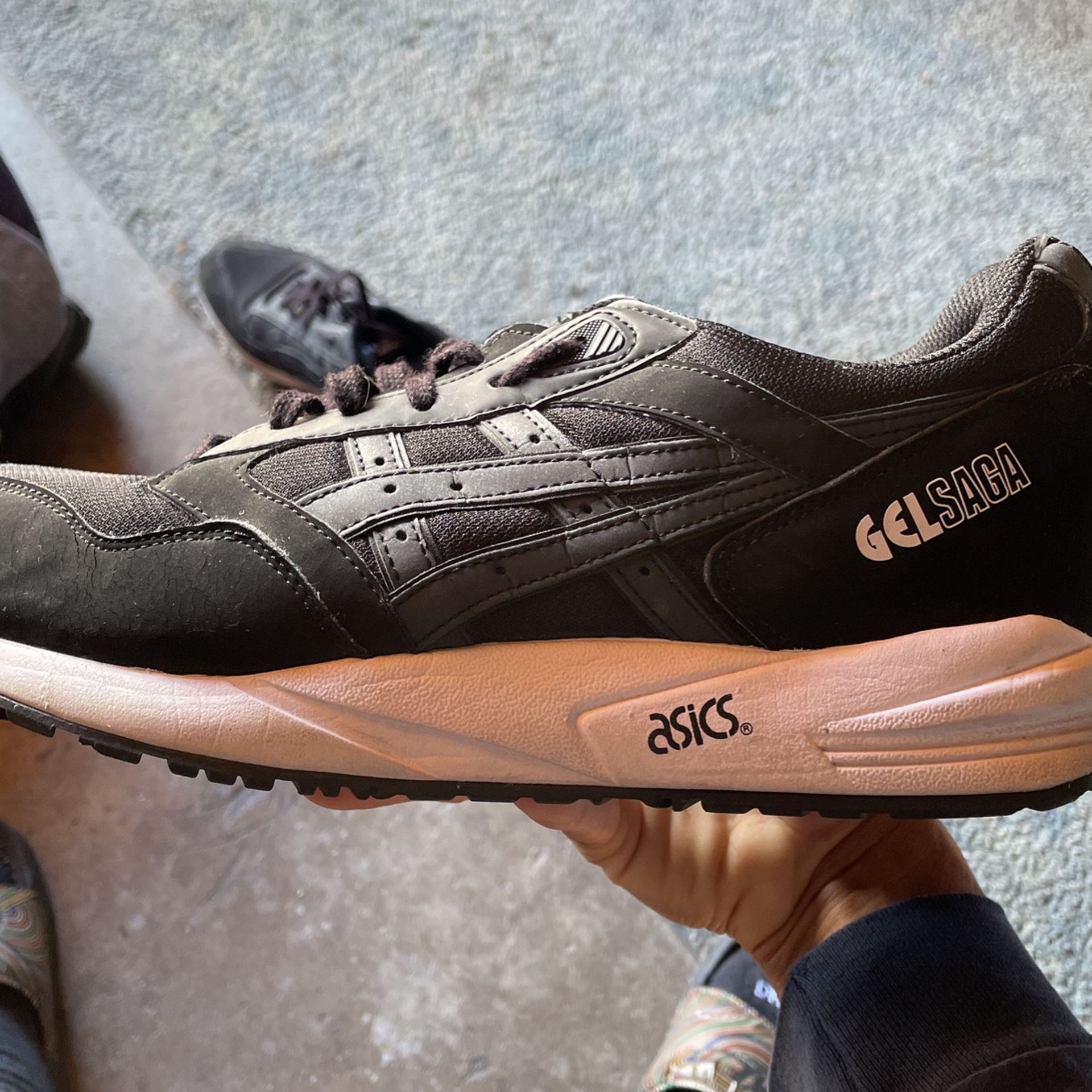 ASICS GelSaga Black 9.5