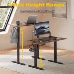 New Large Gaming Electric Standing Desk