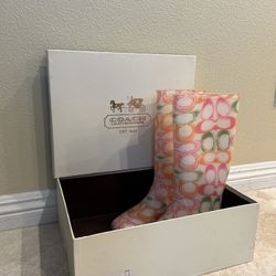Coach Rubber Rain Boots