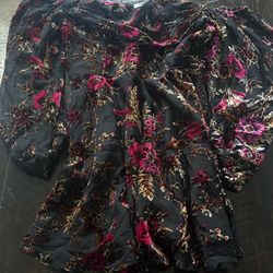 Black flight real dress