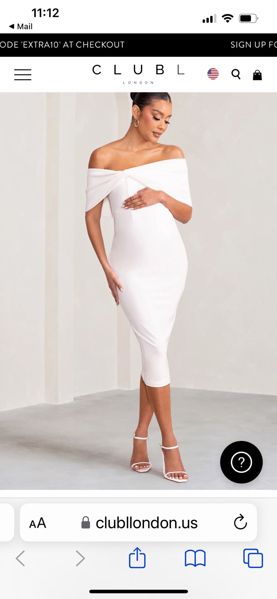 White Maternity Dress 