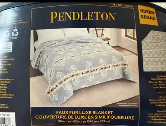 Pendleton Luxe Blanket Queen Grand NEW