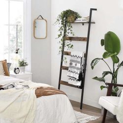 Modern Leaning Ladder Shelf