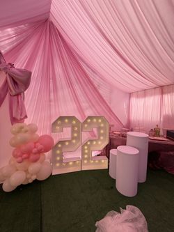 Marquee and Cylinders 