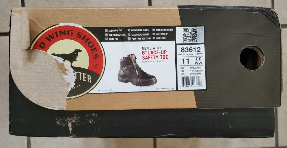 Red Wings Irish Setter Work Boots Size 11 EE
