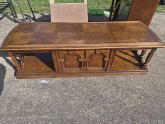 Vintage Wood Coffee Table