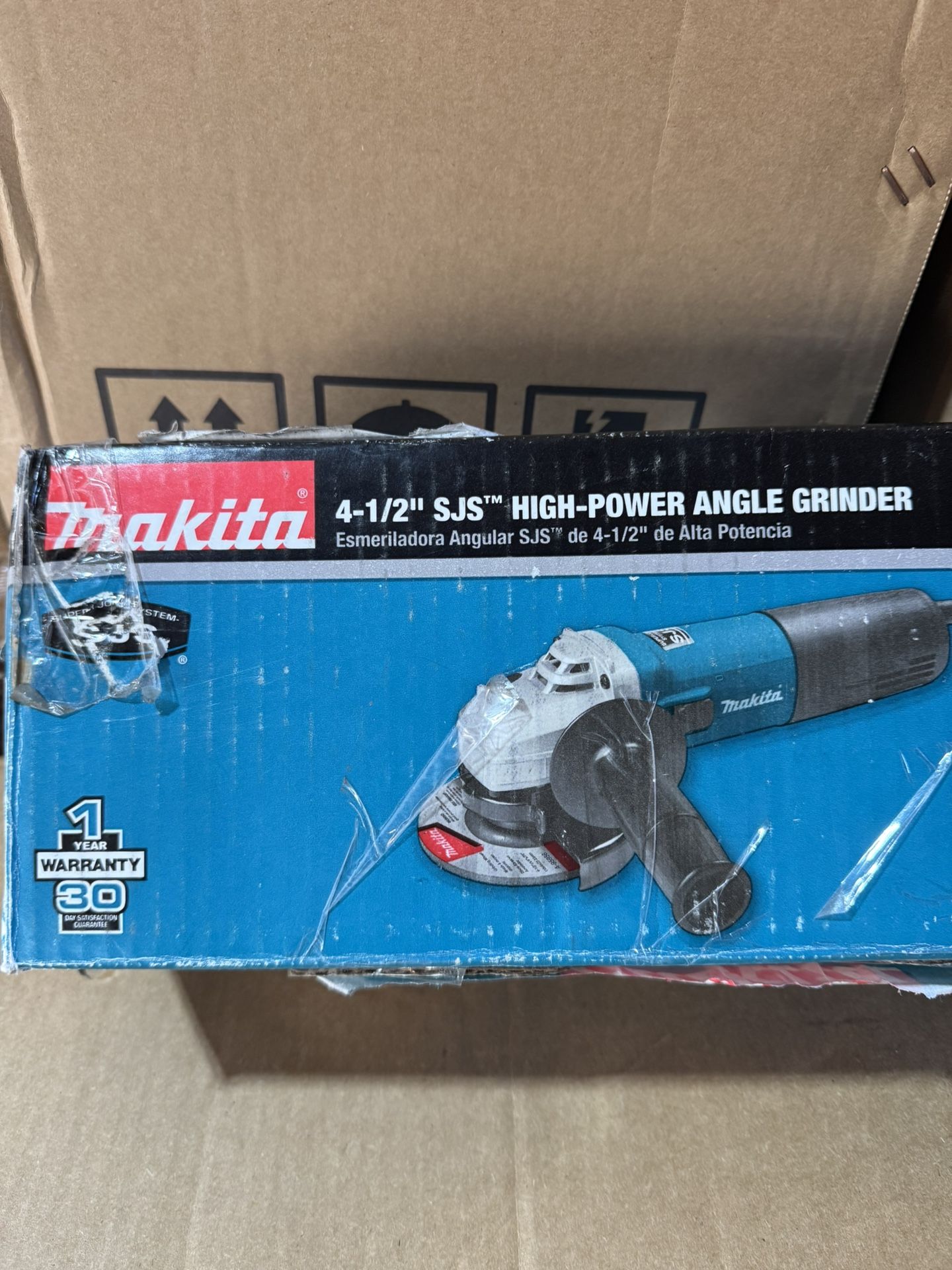 Makita 13 Amp 4-1/2 in. Corded SJS High-Power Angle Grinder