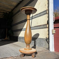 Antique Oak Pedestal $800.00