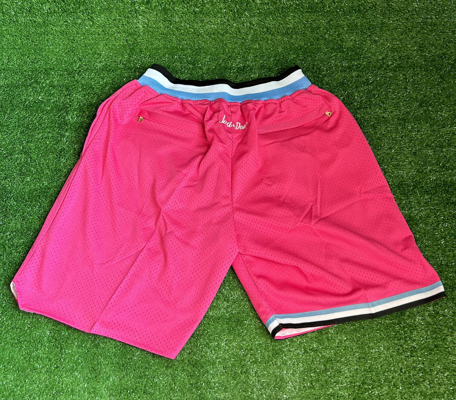 NBA JUST DON SHORTS MIAMI HEAT PINK SIZE S,M,L for Sale in Fort Lauderdale,  FL - OfferUp
