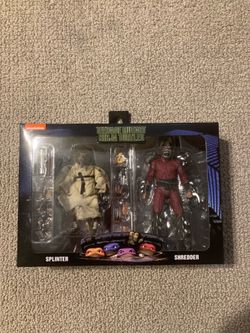 Neca Teenage Mutant Ninja Turtles 2-Pack Master Splinter & Shredder Brand New in Box