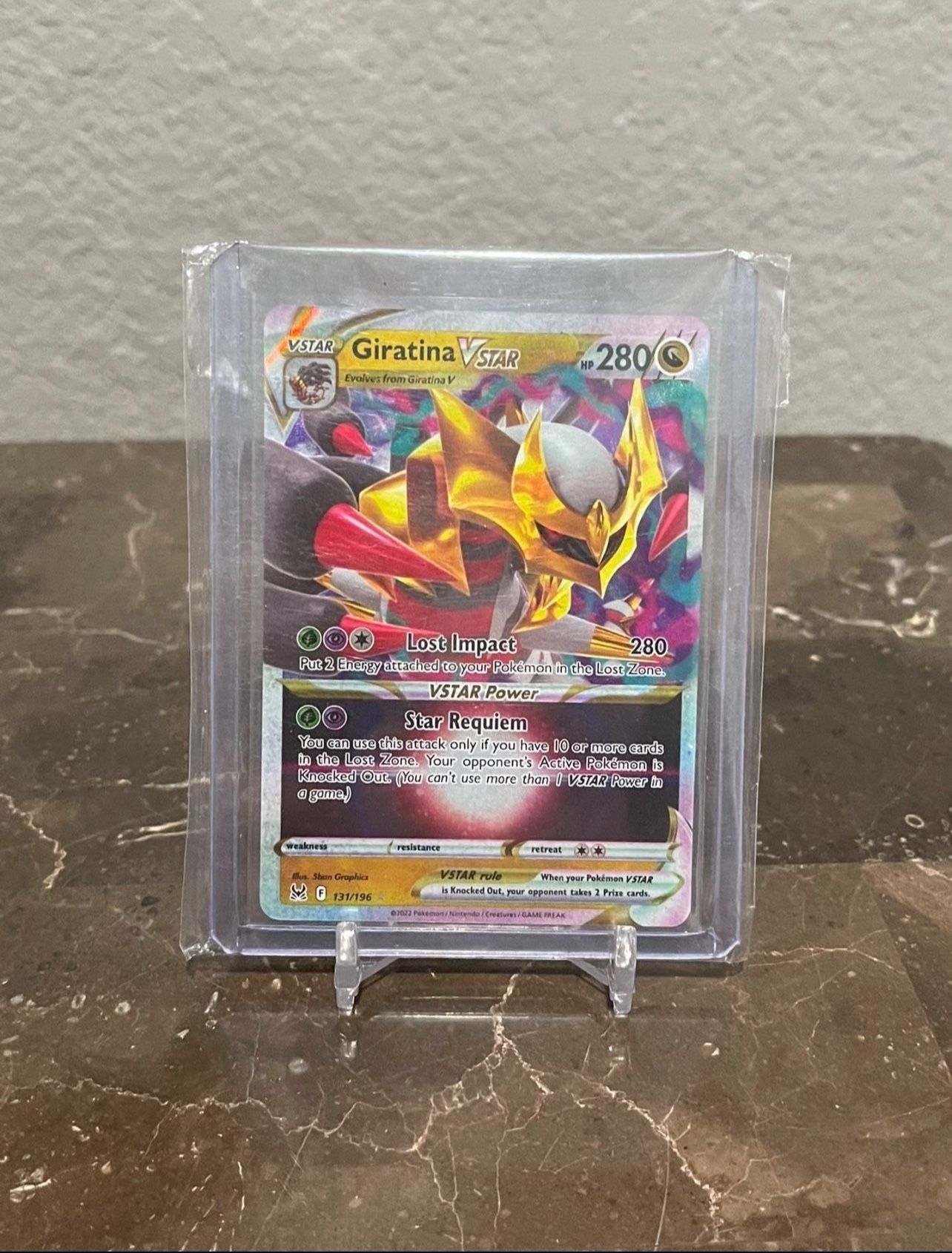 Pokemon Giratina Vstar Pokemon Card