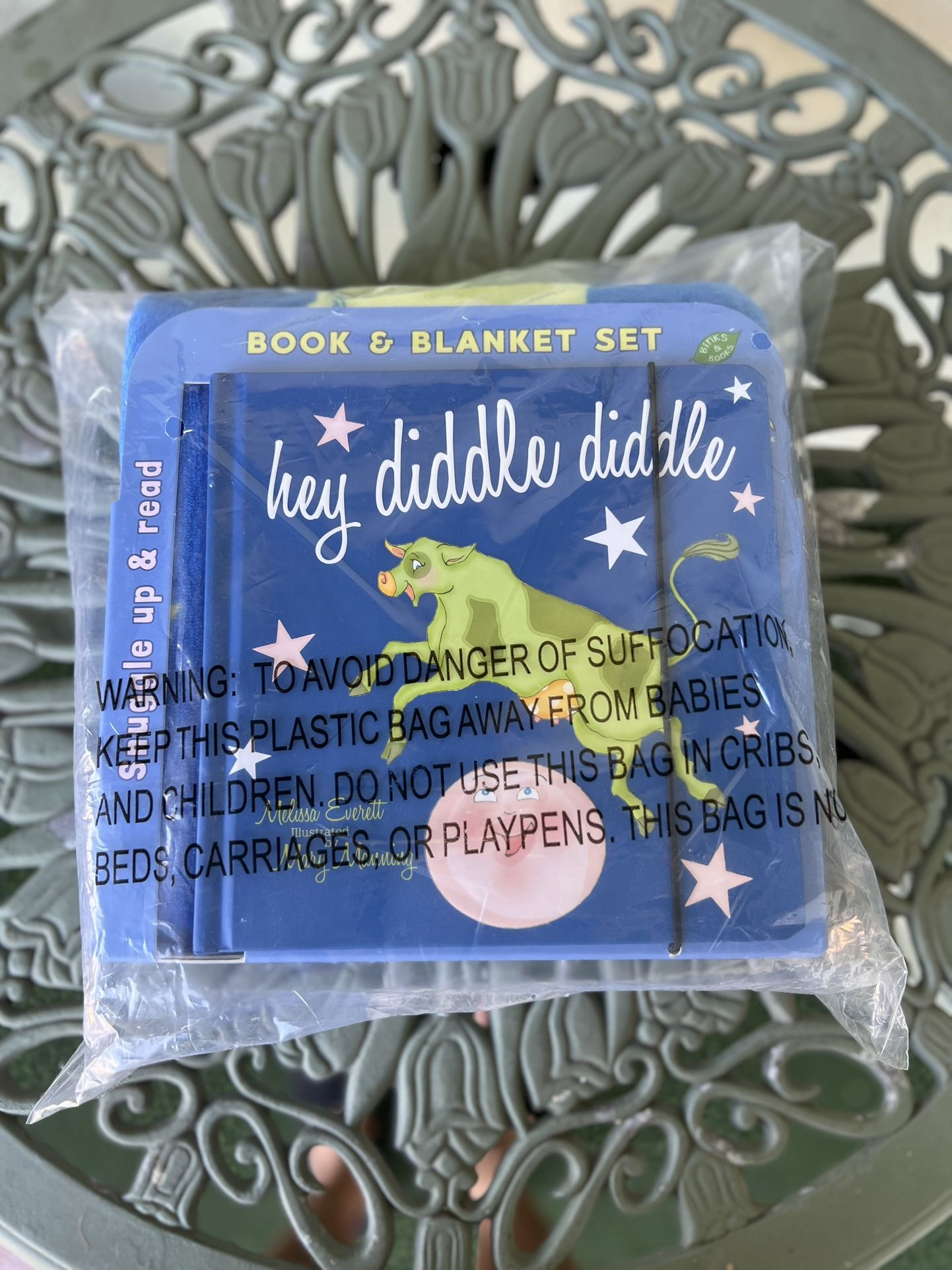 Hey Diddle Diddle Book and Blanket Set