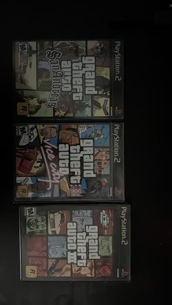 GTA trilogy ps2 with booklet