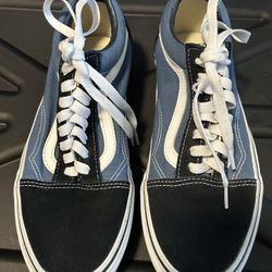 Vans Old Skool Navy/White Skater Shoes
