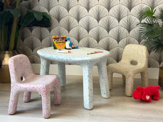 ecoBirdy Italian Children's Table & Chairs | Modern | Baby | Nursery | Disney Plush Toy | West Elm
