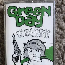 SEALED Green Day Kerplunk Vintage Cassette Tape Cassettes Tapes 90s 1990s Greenday Punk Rock Nirvana Blink-182 Vinyl Records Vinyls Record 