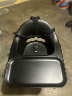 Black Portable Baby Booster Seat with Tray