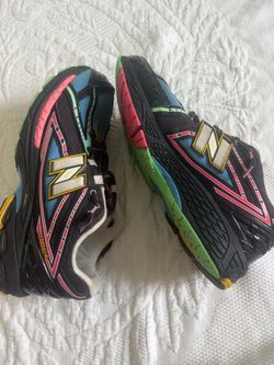 New Balance 530 Multicolor Sneakers — Black/Pink/Blue/Green