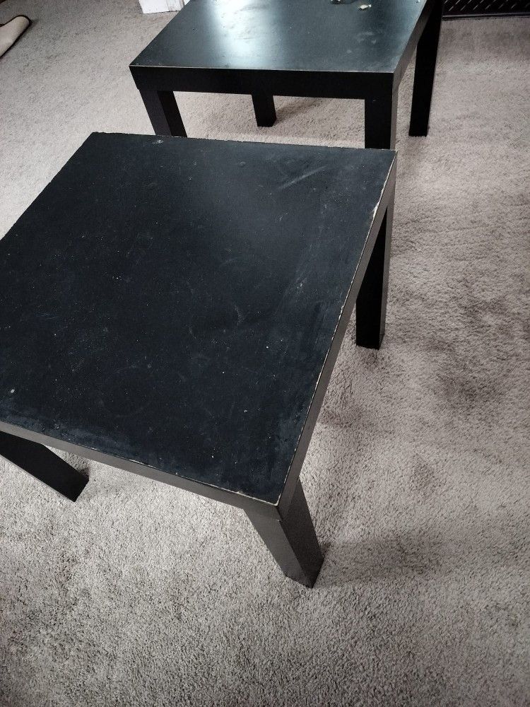 Two Wooden Side Table
