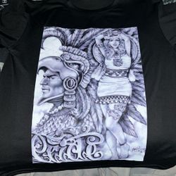 Black Aztec T Shirt (unisex)