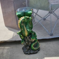 Dragon Table With Glass Top