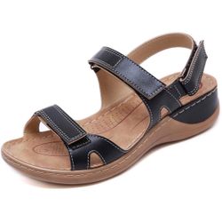 SHIBEVER Women Sandals Summer Wedge Platform Sandals