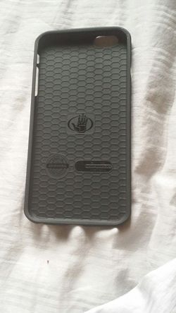 Satin iPhone 6 plus hard black case